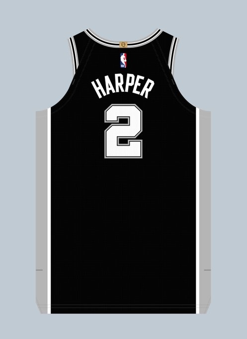 不退役了？👀迪伦-哈珀选择了小卡穿过的2号球衣！